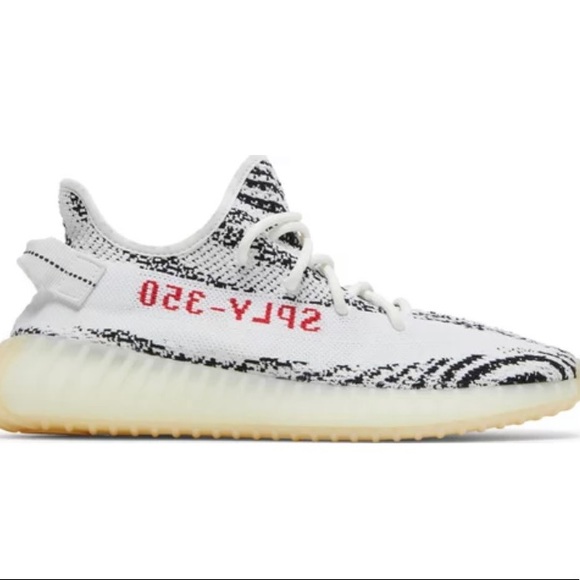 NWT Size 8 Adidas Yeezy Boost 350 V2 Zebra - Picture 1 of 5